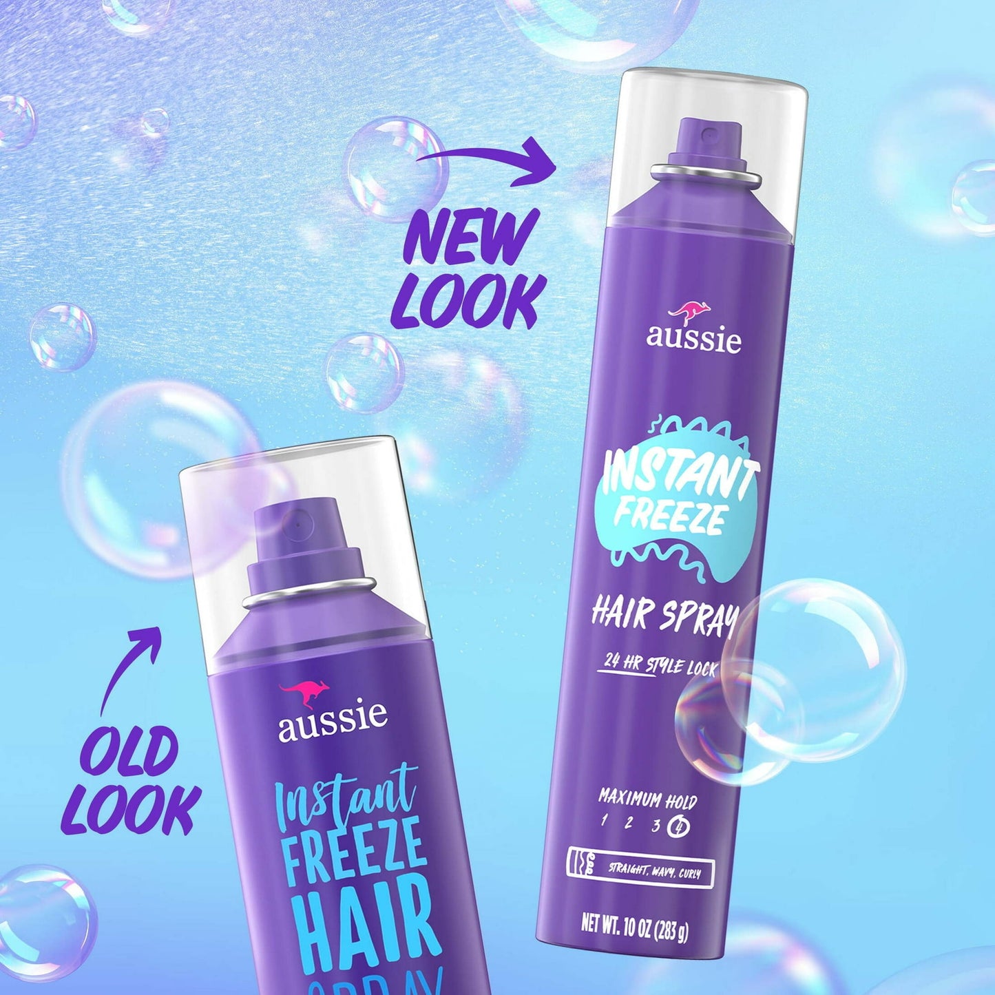Aussie Instant Freeze Hair Spray, 10 oz – Maximum Hold Styling Spray for Curly, Straight & Wavy Hair, Humidity-Resistant, UnisexAussie Instant Freeze Hair Spray, 10 oz – Maximum Hold Styling Spray for Curly, Humidity-Resistant, Unisex