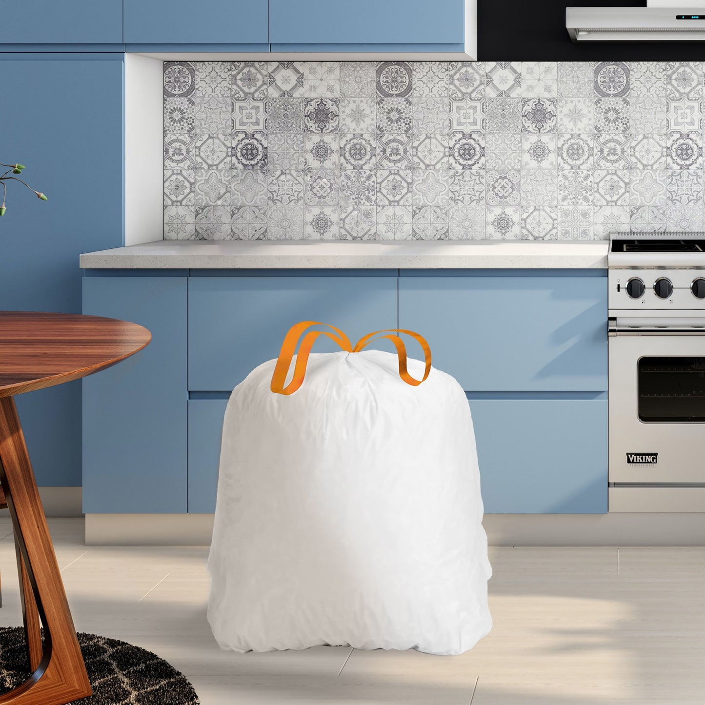 Husky 13 Gallon Drawstring Kitchen Trash Bags – 120 Count, Tear-Resistant & Unscented