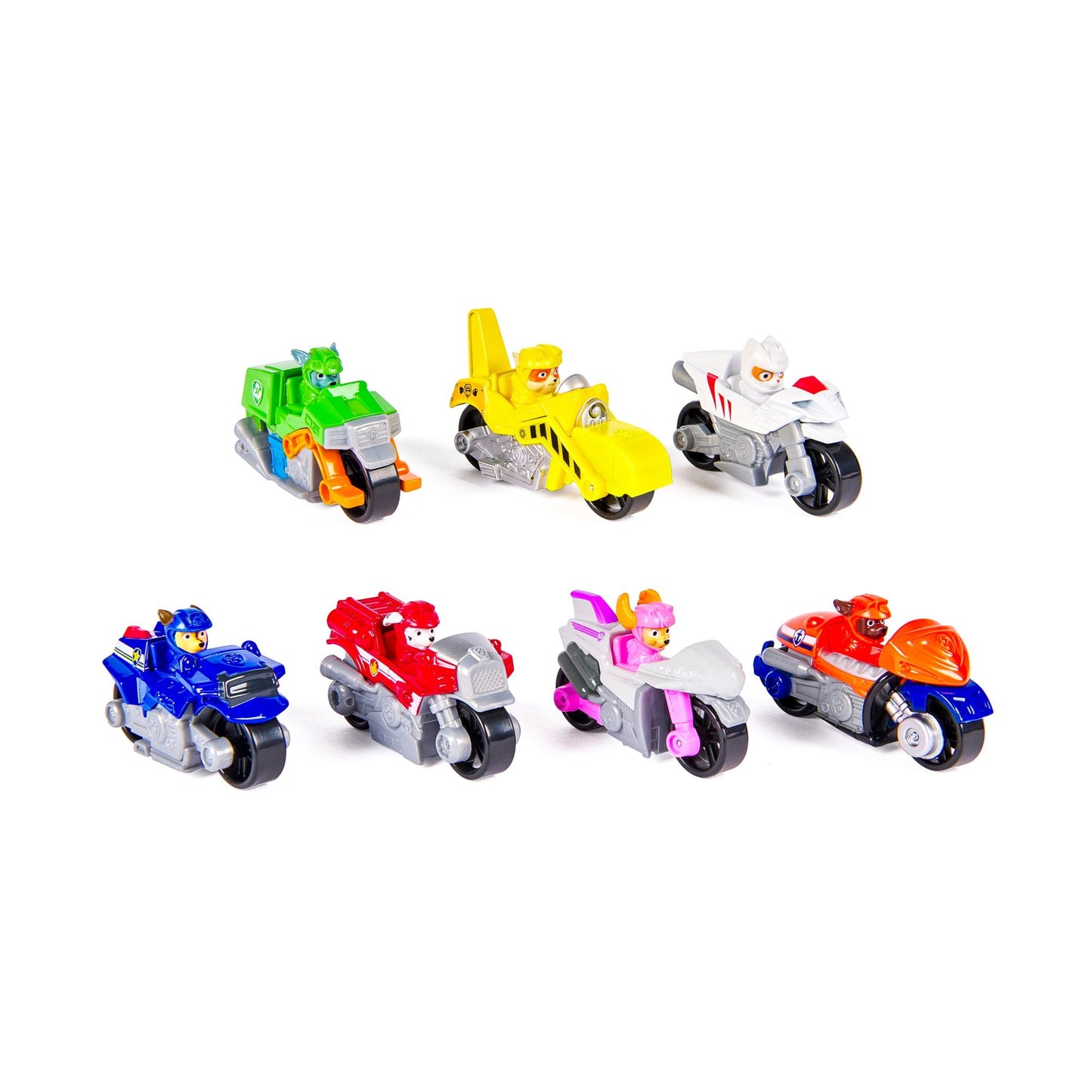 PAW Patrol Moto Pups True Metal Collectible Die-Cast Vehicles, 7Pc. Gift Pack