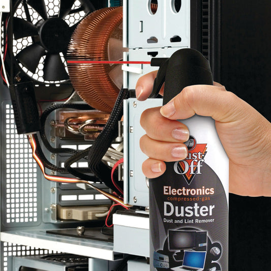 Dust-Off Disposable Compressed Gas Duster, 10 oz Can