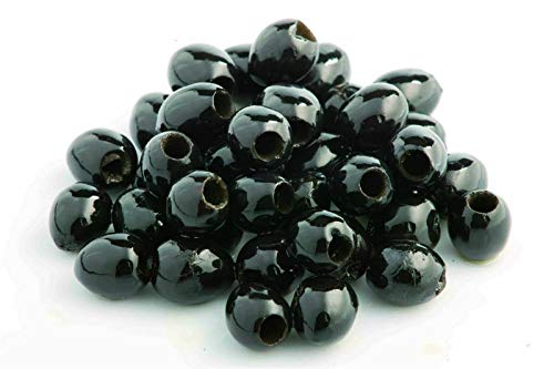 Pearls Black Pitted Olives To Go – 16 Cups (1.2 oz Each), Ready-to-Eat Snack Cups, Convenient On-the-Go Healthy Snack