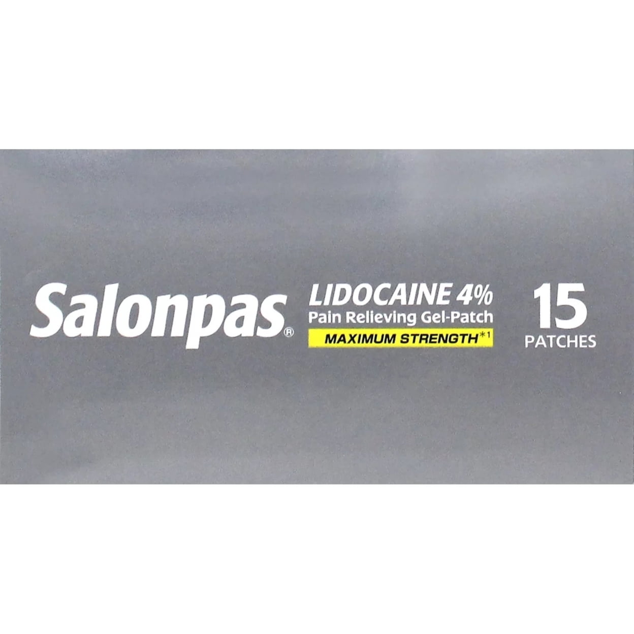 Salonpas LIDOCAINE Pain Relieving Maximum Strength Gel 15Patch