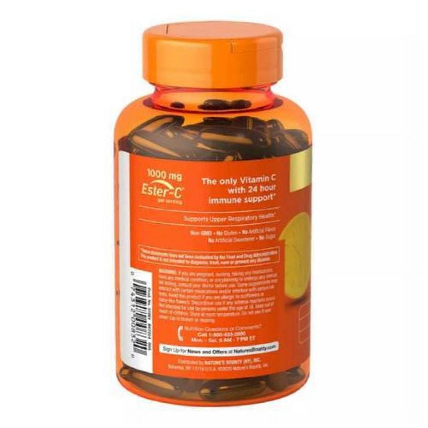 Nature's Bounty Immune 24 Hour + 1000 mg Ester-C- 120 Softgels