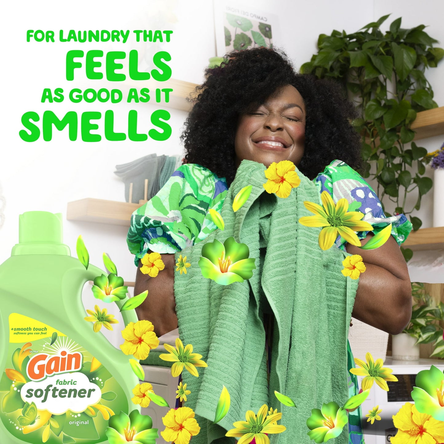 Gain Laundry Liquid Fabric Softener, Original Scent, Fabric Conditioner, 35 fl oz, 48 Loads