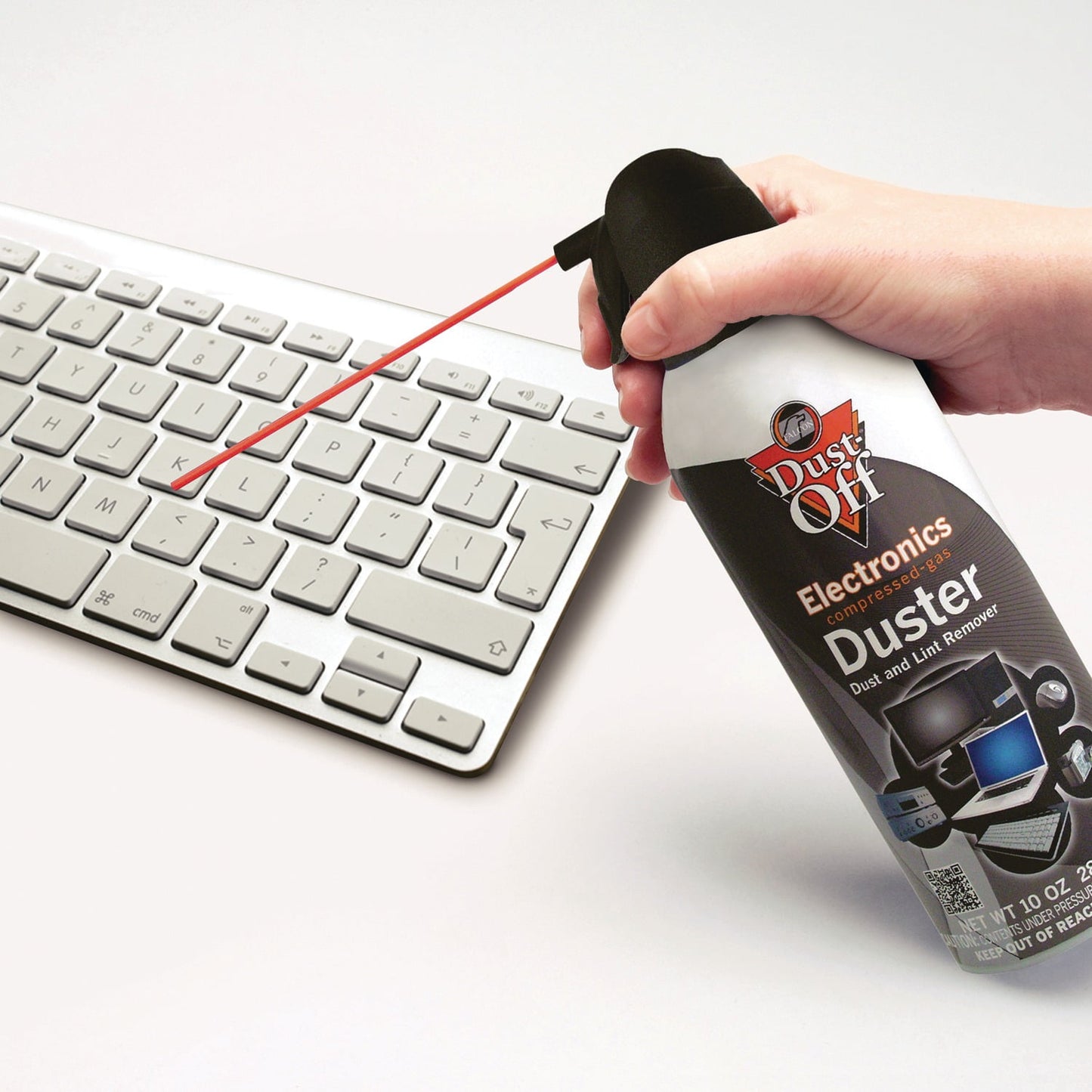 Dust-Off Disposable Compressed Gas Duster, 10 oz Can