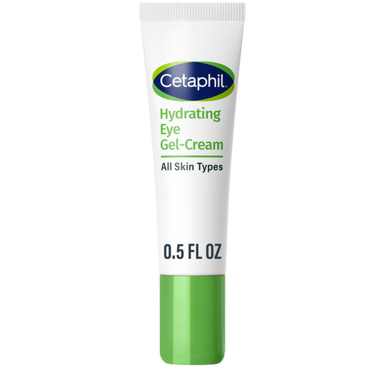 Cetaphil Hydrating Eye Gel Cream for Sensitive Skin with Hyaluronic Acid, 0.5 oz
