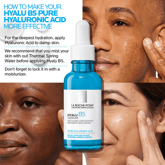 La Roche-Posay Hyalu B5 Pure Hyaluronic Acid Serum for Face, 1.0 fl oz