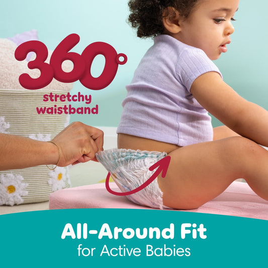 Pampers Cruisers 360 Baby Diapers Size 7, 44 Count (Select for More Options)