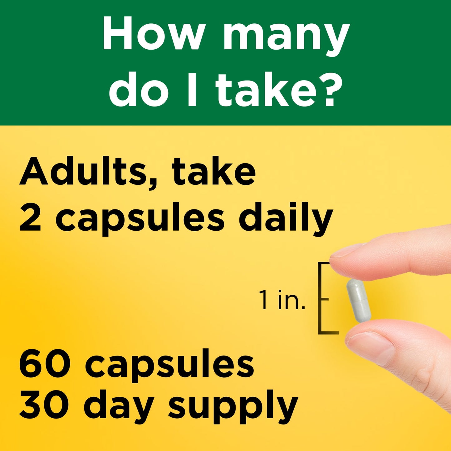 Nature Made Magnesium Glycinate 200 mg Per Serving Capsules, Dietary Supplement, 60 Count