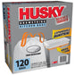 Husky 13 Gallon Drawstring Kitchen Trash Bags – 120 Count, Tear-Resistant & Unscented