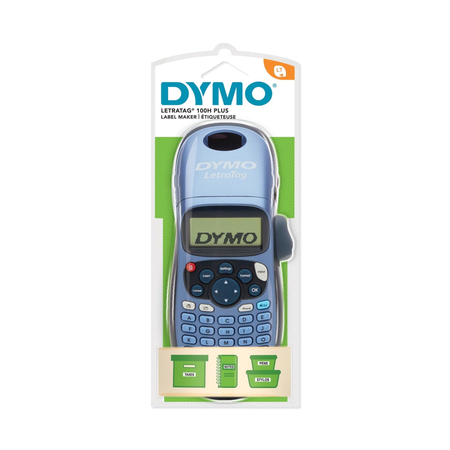 DYMO Label Maker | LetraTag 100H Handheld Label Maker, Easy-to-Use, 13 Character LCD Screen, Great for Home & Office Organization