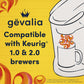 Gevalia Signature Blend Mild Light Roast Coffee Pods, 84-Count Box – Smooth & Balanced K-Cup® Compatible Coffee