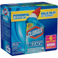 Clorox Toilet Bowl Cleaner with Bleach Gel, Rain Clean, 24 Fluid Ounce (6 Pack)