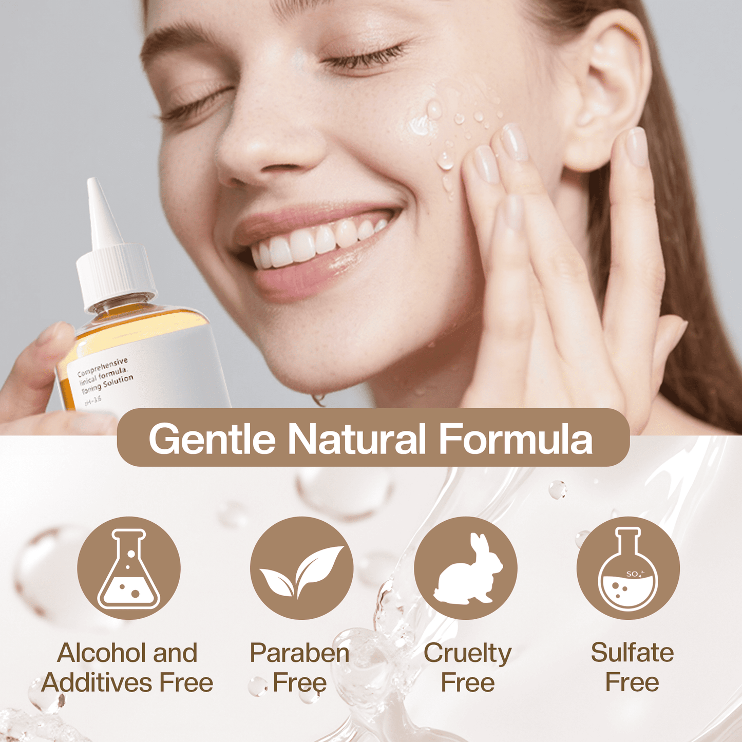 Glycolic Acid Toner: 240ml Glycolic Acid 7% Exfoliating Toner Toning Solution Which Soothes and Hydrates Skin