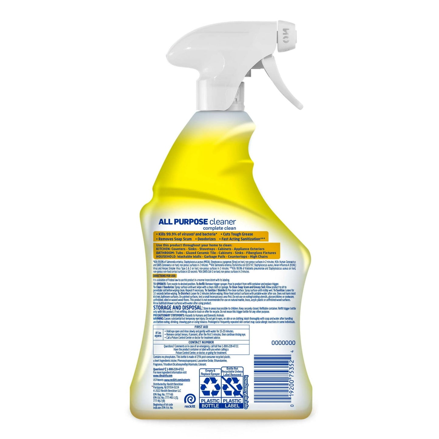 Lysol All-Purpose Cleaner – Lemon Breeze, 32 oz