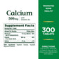 Nature's Bounty Calcium 500 mg + Vitamin D3 10 mcg Tablets for Bone Health, 300 Ct