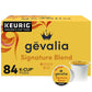 Gevalia Signature Blend Mild Light Roast Coffee Pods, 84-Count Box – Smooth & Balanced K-Cup® Compatible Coffee