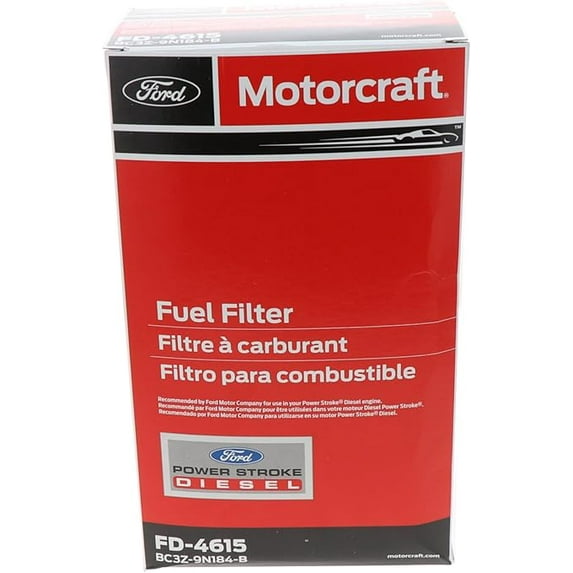 Motorcraf.t FD-4615 Unlimited Mileage Fuel Filter fits F-450 Super Duty 2011 - 2016 F-550 Super Duty