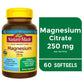 Nature Made Magnesium Citrate 250 mg per Serving Softgels, Magnesium Supplement, 60 Count