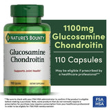 Nature's Bounty Glucosamine Chondroitin Capsules, 110 Count