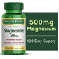 Nature's Bounty Magnesium Tablets, 500 Mg, 100 Ct