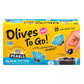 Pearls Black Pitted Olives To Go – 16 Cups (1.2 oz Each), Ready-to-Eat Snack Cups, Convenient On-the-Go Healthy Snack
