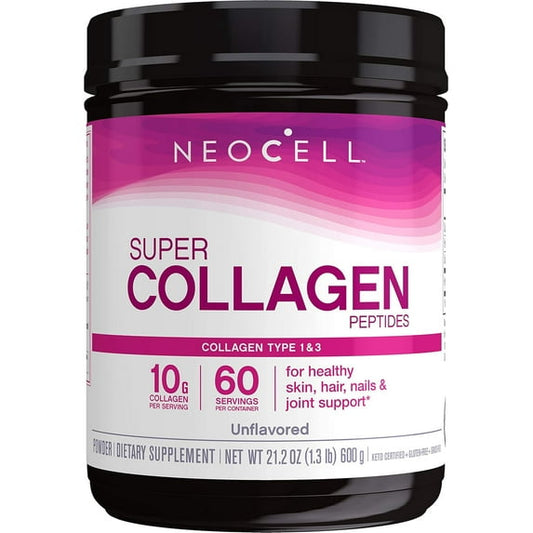 NeoCell Super Collagen Peptides – Types 1 & 3, Unflavored, 21.2 oz