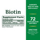 Nature's Bounty Biotin Softgels, 5000 mcg, 72 Ct