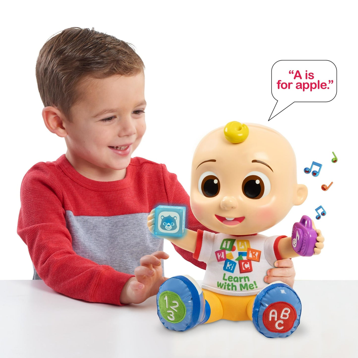 CoComelon JJ Learning Doll – Lights, Sounds & Interactive Learning Toy