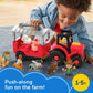 Fisher-Price Little People Farm Playset with Tractor – Assorted Plastic Figures, 2-Count, 2.42 lb | Interactive Toy Set for Toddlers & Preschool Kids