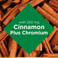 Nature’s Bounty Cinnamon 2000mg Plus Chromium Capsules, Supports Sugar Metabolism, Herbal Health, 60 Count