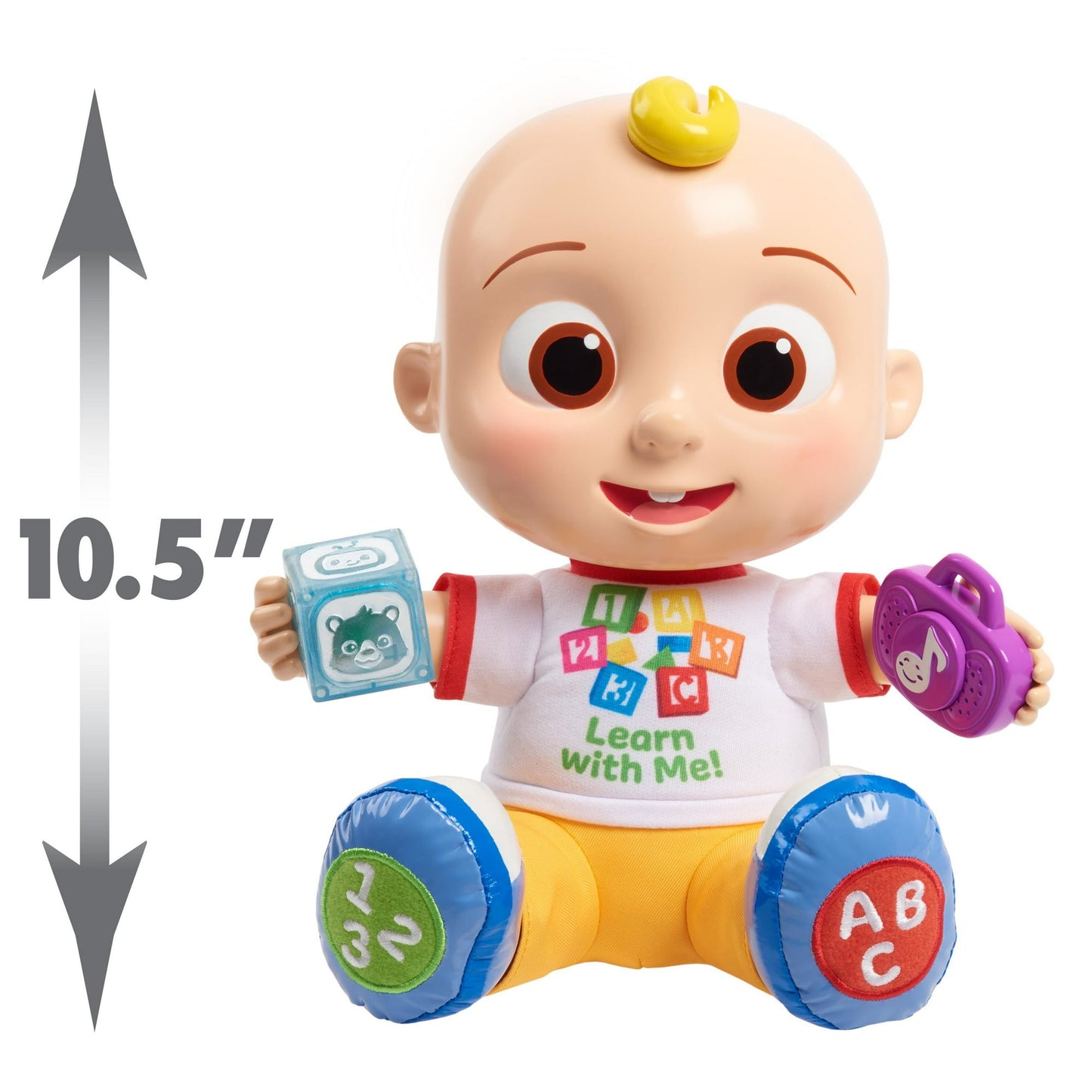 CoComelon JJ Learning Doll – Lights, Sounds & Interactive Learning Toy